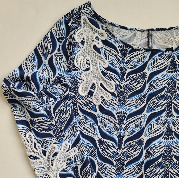 Lilly Pulitzer Marlowe Dress Resort White A Mermaids Tail, Size M - Picture 4 of 14